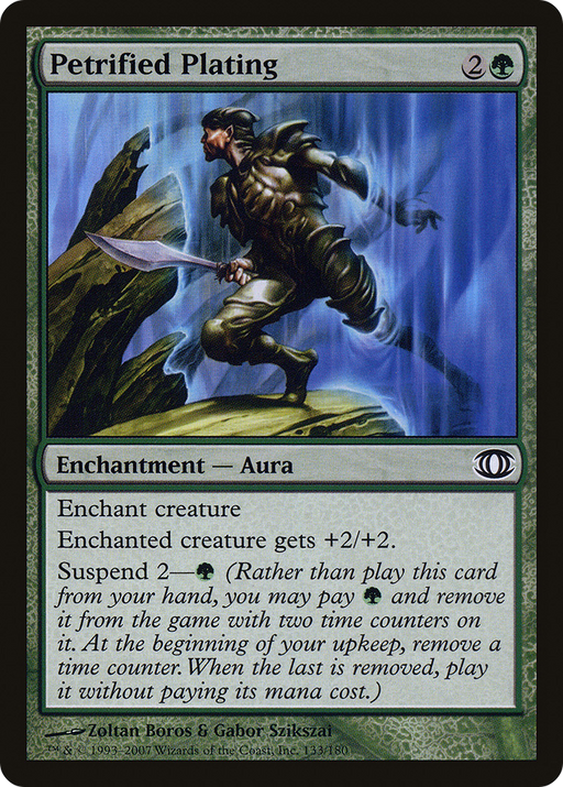Petrified Plating (FUT-133) [Future Sight] MTG Single Wizards of the Coast