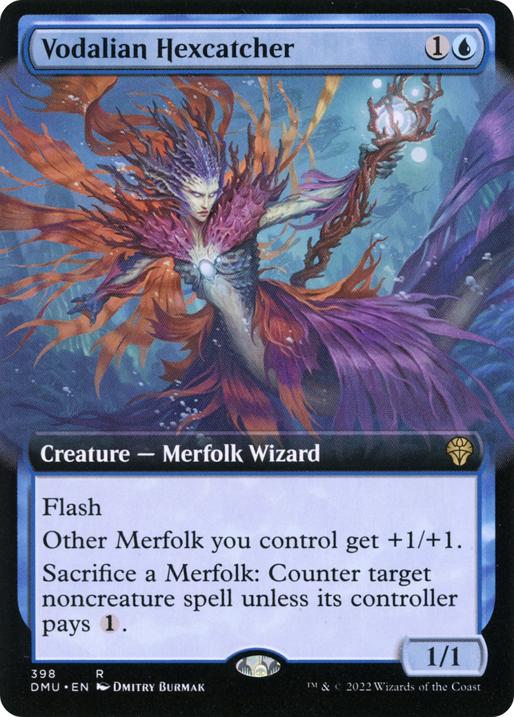 Vodalian Hexcatcher (DMU-398) [Dominaria United] (Extended Art) MTG Single Wizards of the Coast