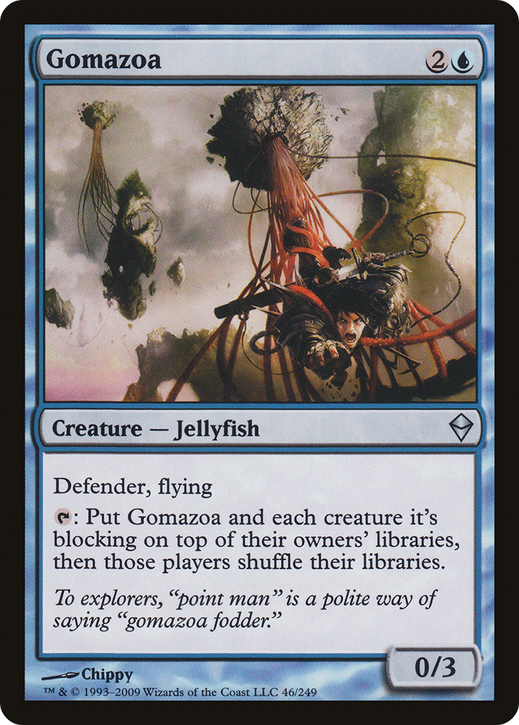 Gomazoa (ZEN-046) [Zendikar] Foil MTG Single Wizards of the Coast