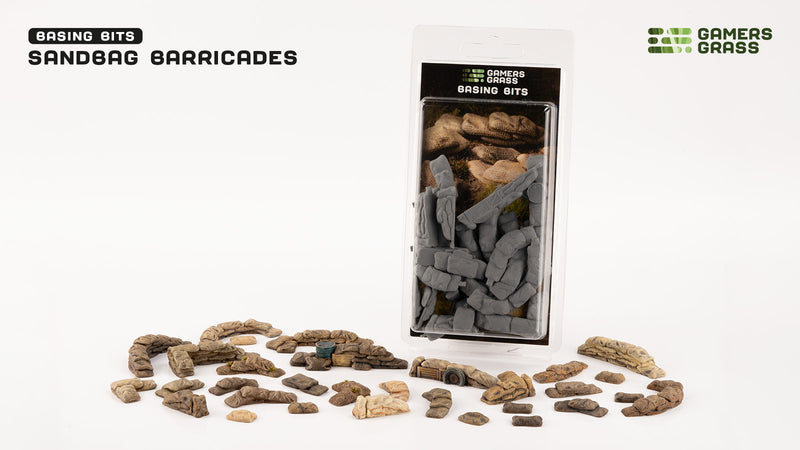 Gamer's Grass: Basing Bits Sandbag Barricades Basing Materials Gamer's Grass
