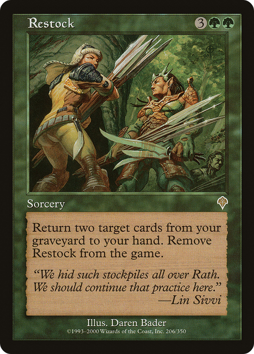 Restock (INV-206) [Invasion] Foil MTG Single Wizards of the Coast