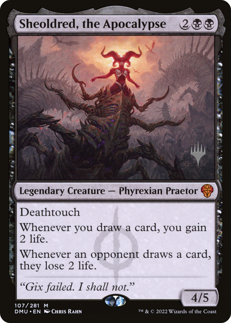 Sheoldred, the Apocalypse (PPDMU-107) [Dominaria United Promos] MTG Single Wizards of the Coast