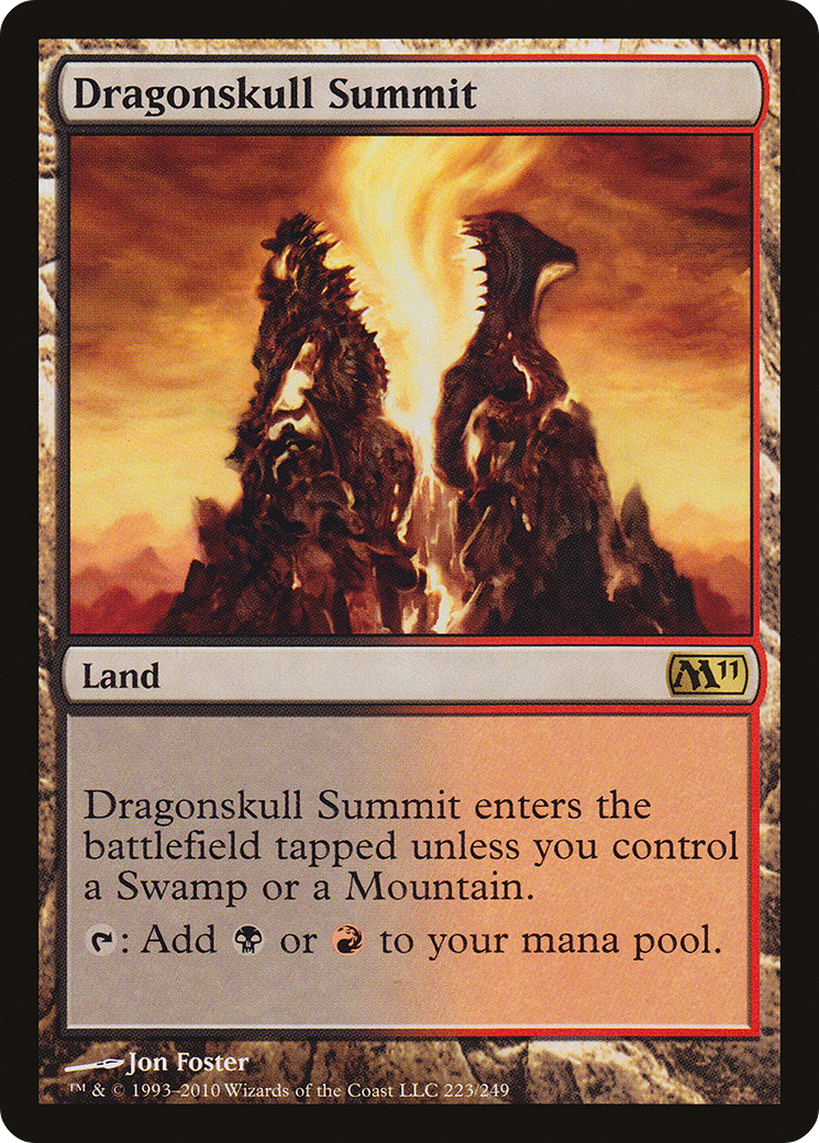 Dragonskull Summit (M11-223) [Magic 2011] MTG Single Wizards of the Coast