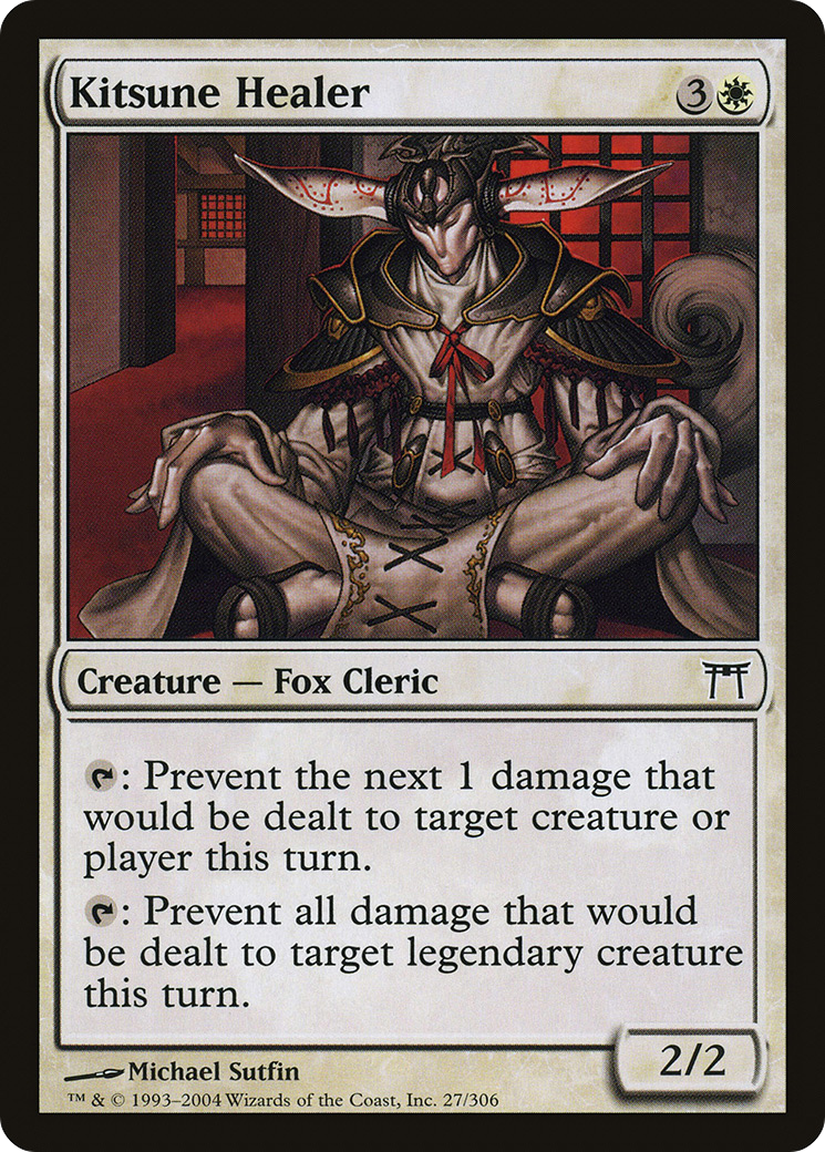 Kitsune Healer (CHK-027) [Champions of Kamigawa] Foil MTG Single Wizards of the Coast