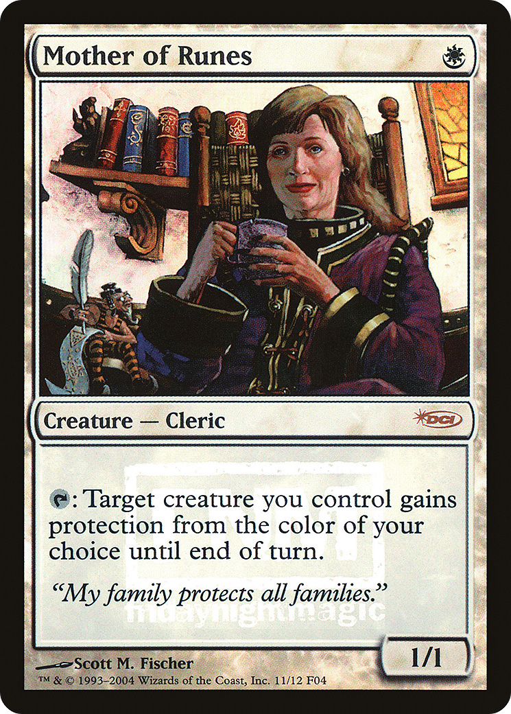 Mother of Runes (FNM-) [Misc] Friday Night Magic 2004 Foil MTG Single Wizards of the Coast