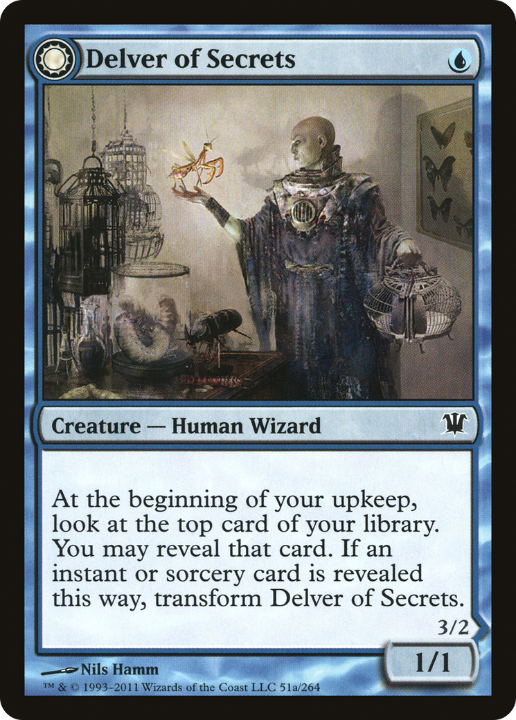 Delver of Secrets (ISD-051) [Innistrad] MTG Single Wizards of the Coast