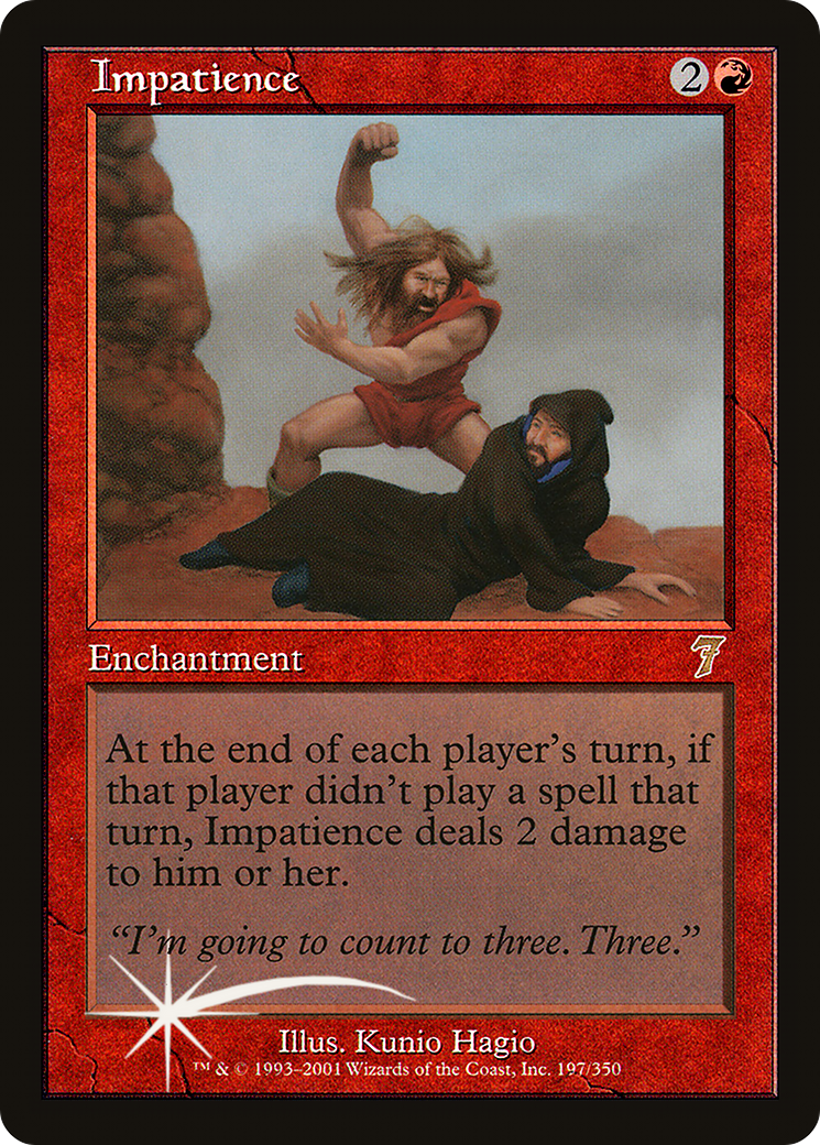 Impatience (7ED-197) [7th Edition] MTG Single Wizards of the Coast