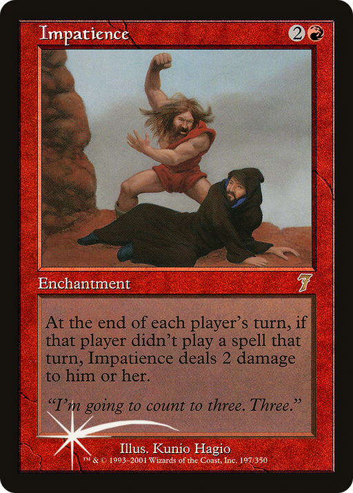Impatience (7ED-197) [7th Edition] MTG Single Wizards of the Coast