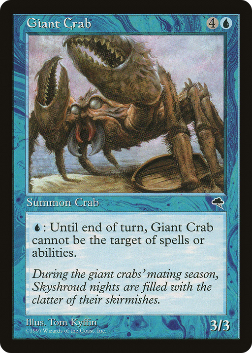 Giant Crab (TMP-066) [Tempest] MTG Single Wizards of the Coast