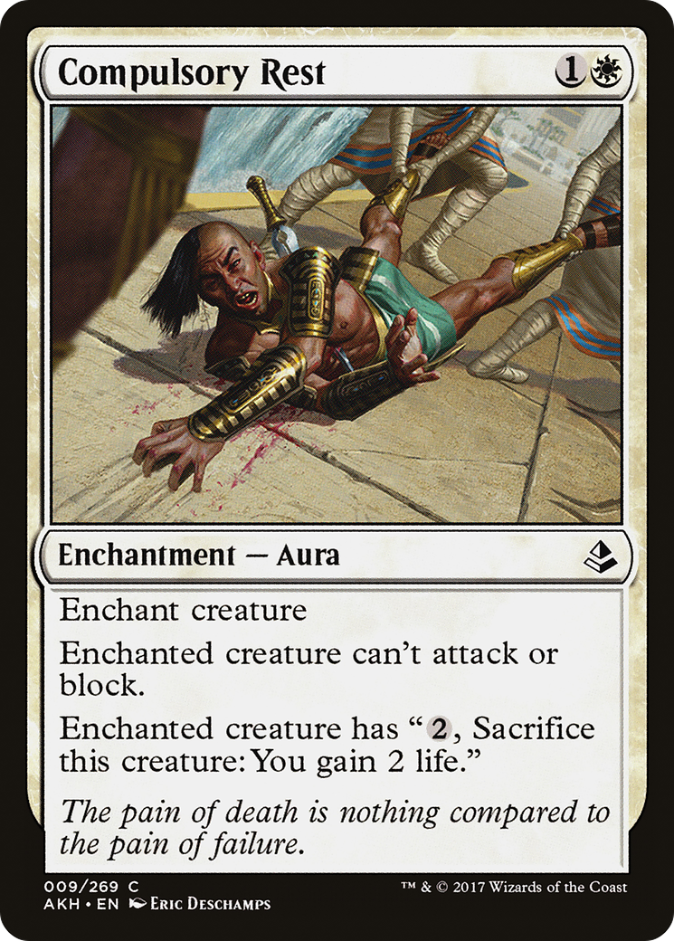 Compulsory Rest (AKH-009) [Amonkhet] MTG Single Wizards of the Coast