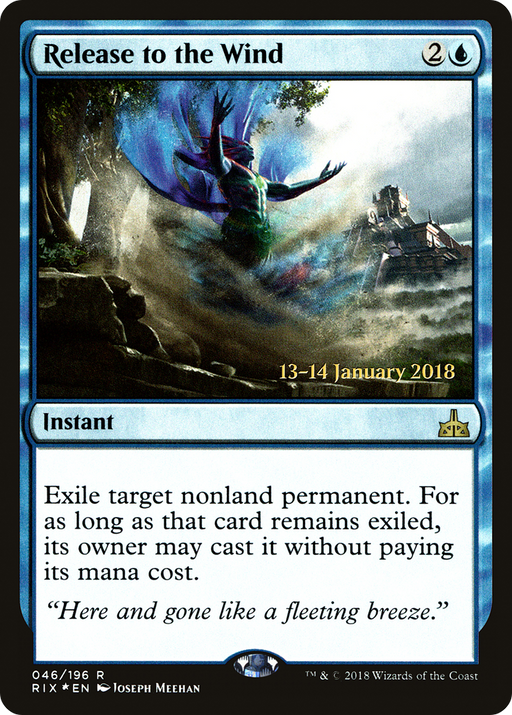Release to the Wind (PRE-046) [Rivals of Ixalan Promos] Foil MTG Single Wizards of the Coast