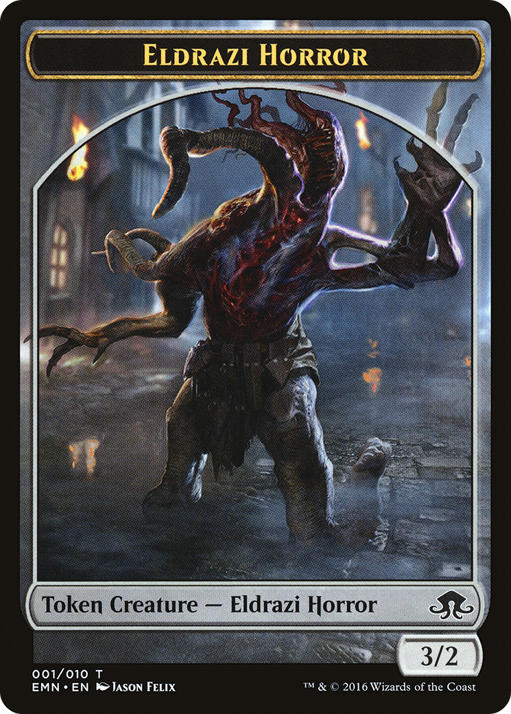 Eldrazi Horror Token (EMN-001) [Tokens] Eldritch Moon Tokens MTG Single Wizards of the Coast