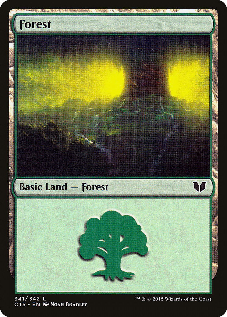 Forest (C15-341) [Commander 2015] MTG Single Wizards of the Coast