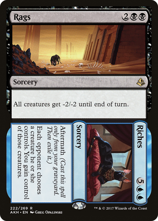 Rags // Riches (AKH-222) [Amonkhet] MTG Single Wizards of the Coast