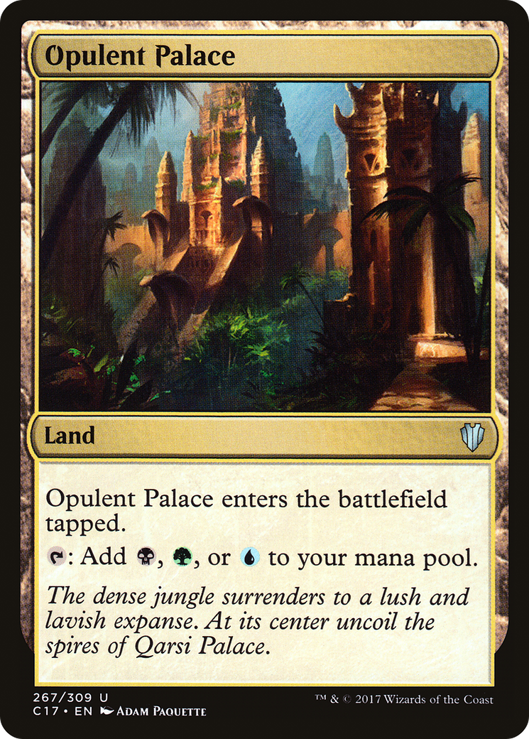 Opulent Palace (C17-267) [Commander 2017] MTG Single Wizards of the Coast