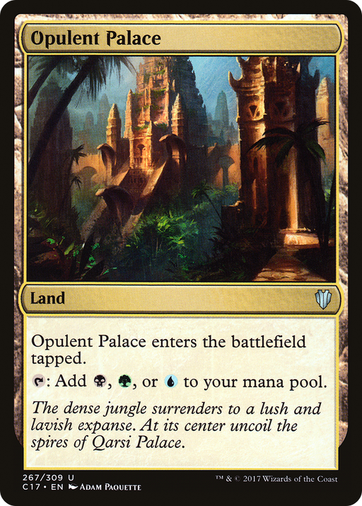 Opulent Palace (C17-267) [Commander 2017] MTG Single Wizards of the Coast