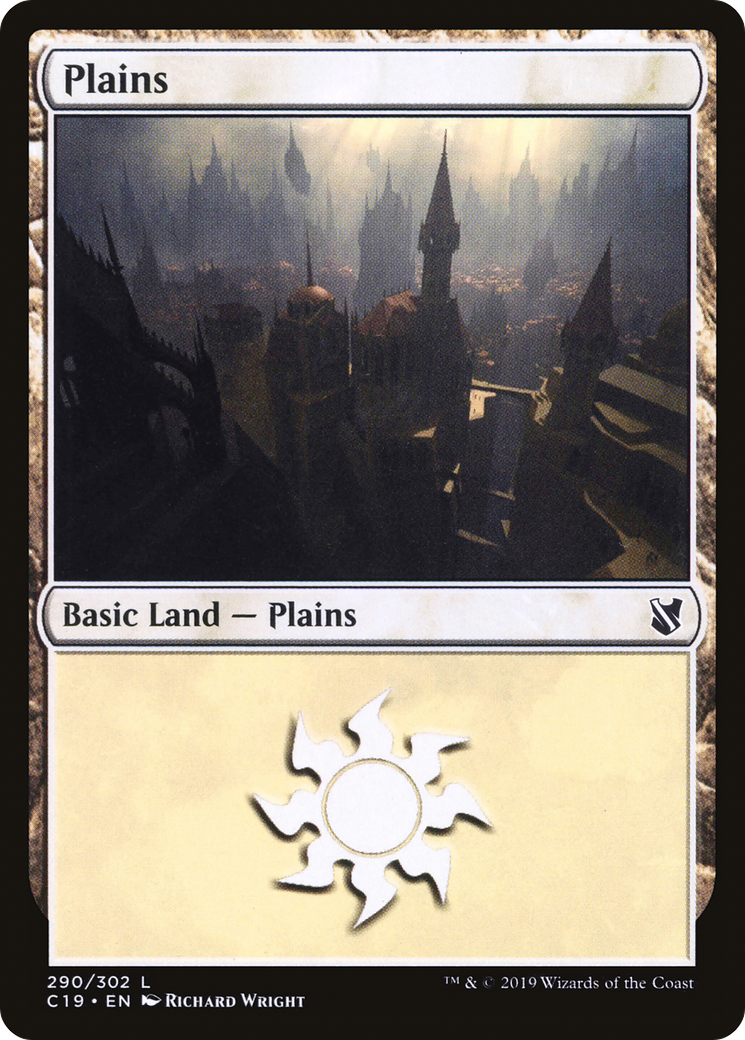 Plains (C19-290) [Commander 2019] MTG Single Wizards of the Coast