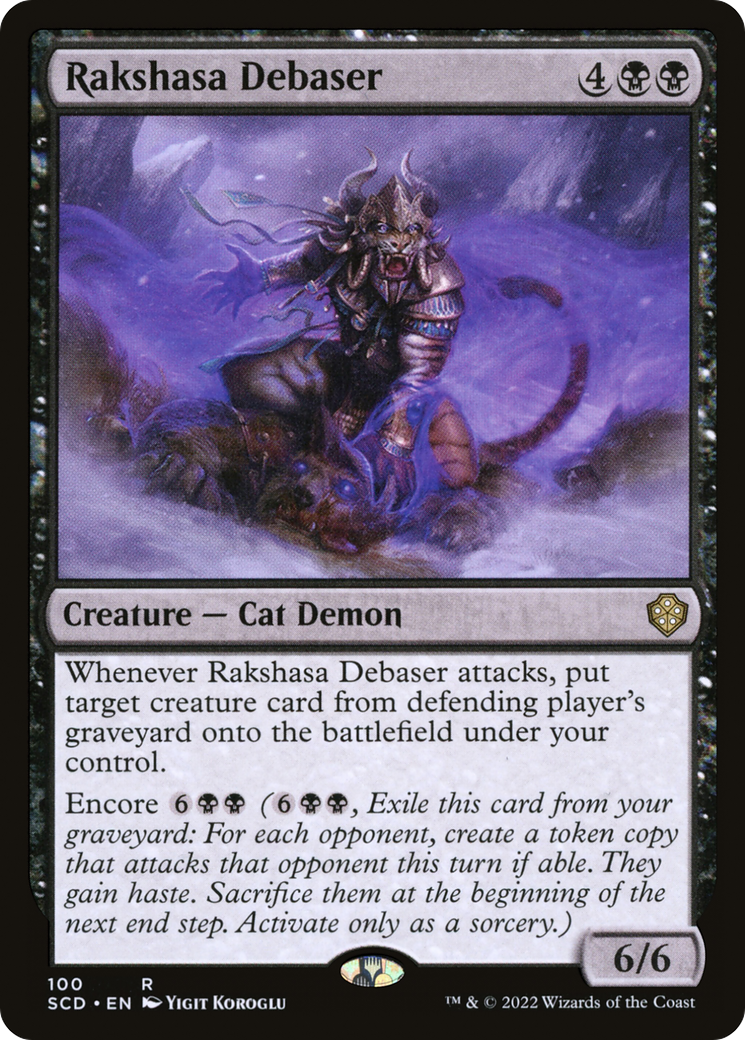 Rakshasa Debaser (SCD-100) [Starter Commander Decks] MTG Single Wizards of the Coast
