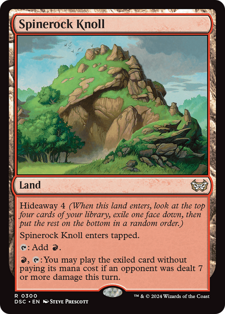 Spinerock Knoll (DSC-300) [Duskmourn: House of Horror Commander] MTG Single Wizards of the Coast