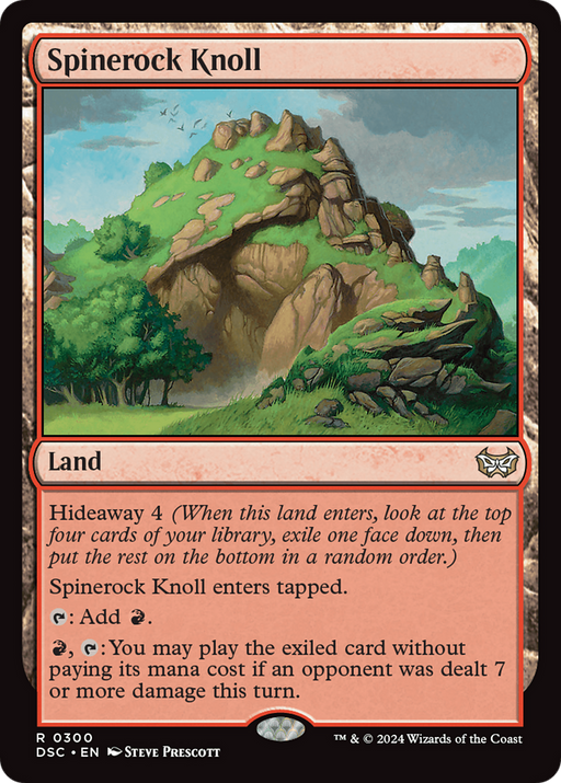 Spinerock Knoll (DSC-300) [Duskmourn: House of Horror Commander] MTG Single Wizards of the Coast