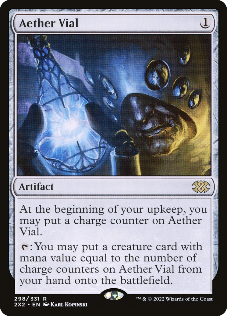 Aether Vial (2X2-298) [Double Masters 2022] MTG Single Wizards of the Coast