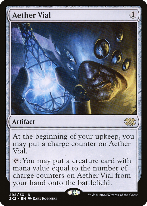 Aether Vial (2X2-298) [Double Masters 2022] MTG Single Wizards of the Coast