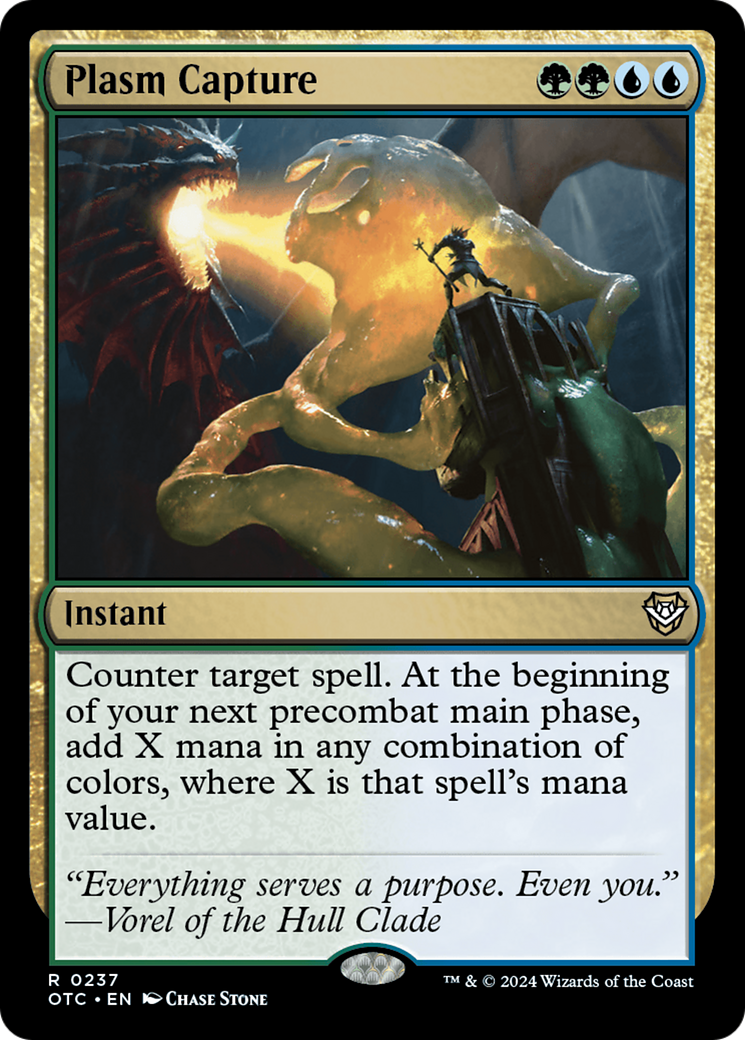 Plasm Capture (OTC-237) [Outlaws of Thunder Junction Commander] MTG Single Wizards of the Coast