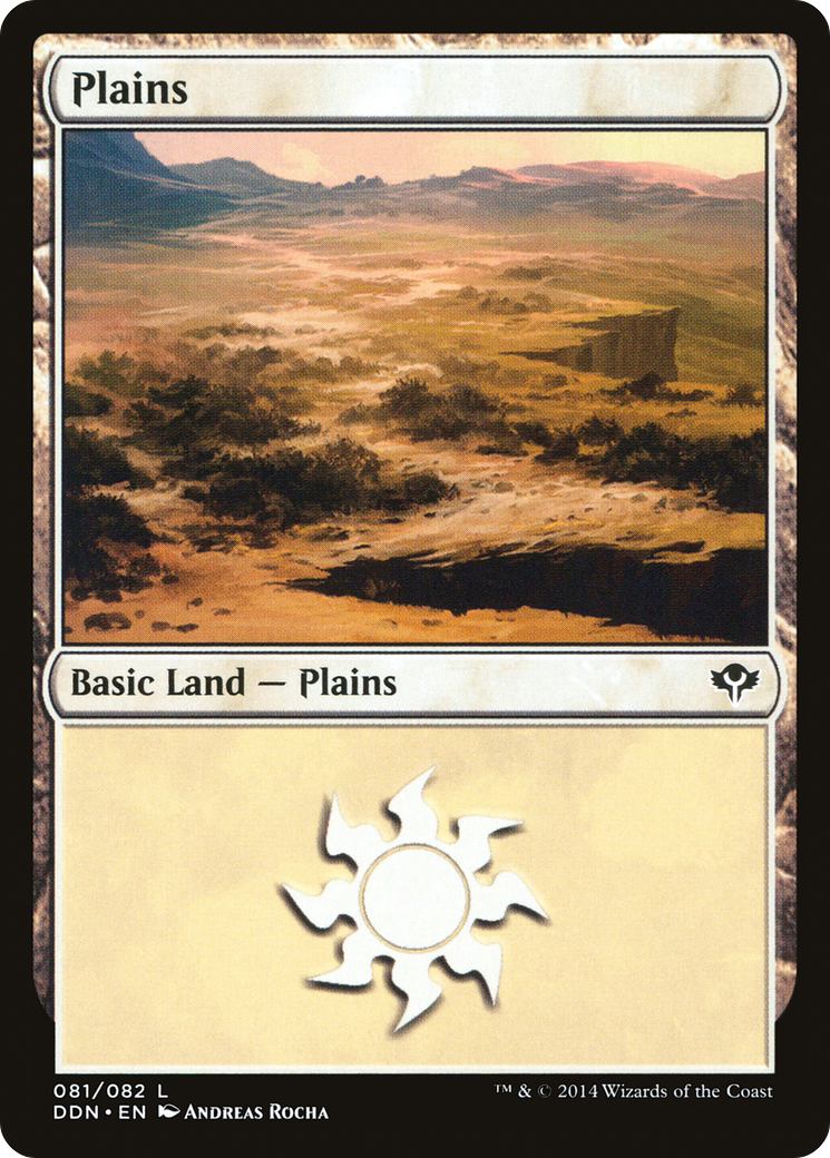 Plains (DDN-081) [Misc] Duel Decks: Speed vs. Cunning MTG Single Wizards of the Coast