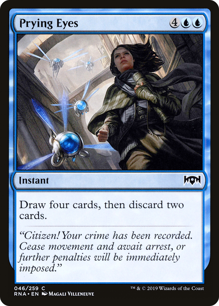Prying Eyes (RNA-046) [Ravnica Allegiance] MTG Single Wizards of the Coast