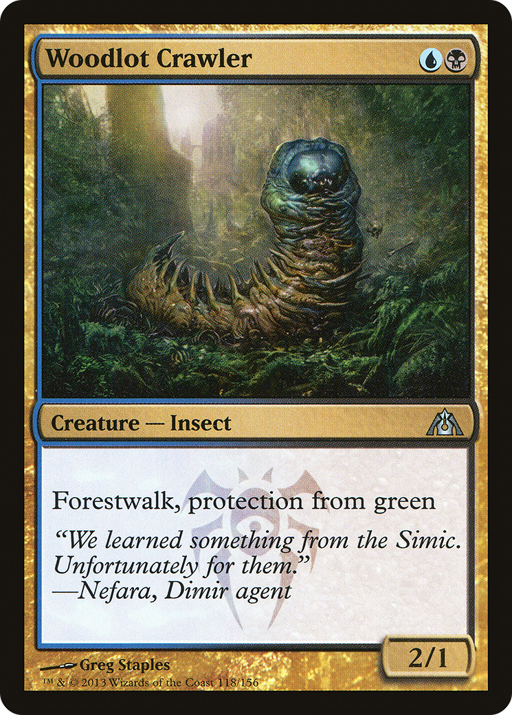 Woodlot Crawler (DGM-118) [Dragon's Maze] Foil MTG Single Wizards of the Coast