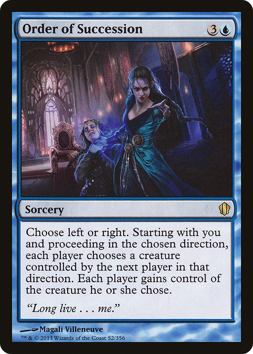 Order of Succession (C13-052) [Commander 2013] MTG Single Wizards of the Coast
