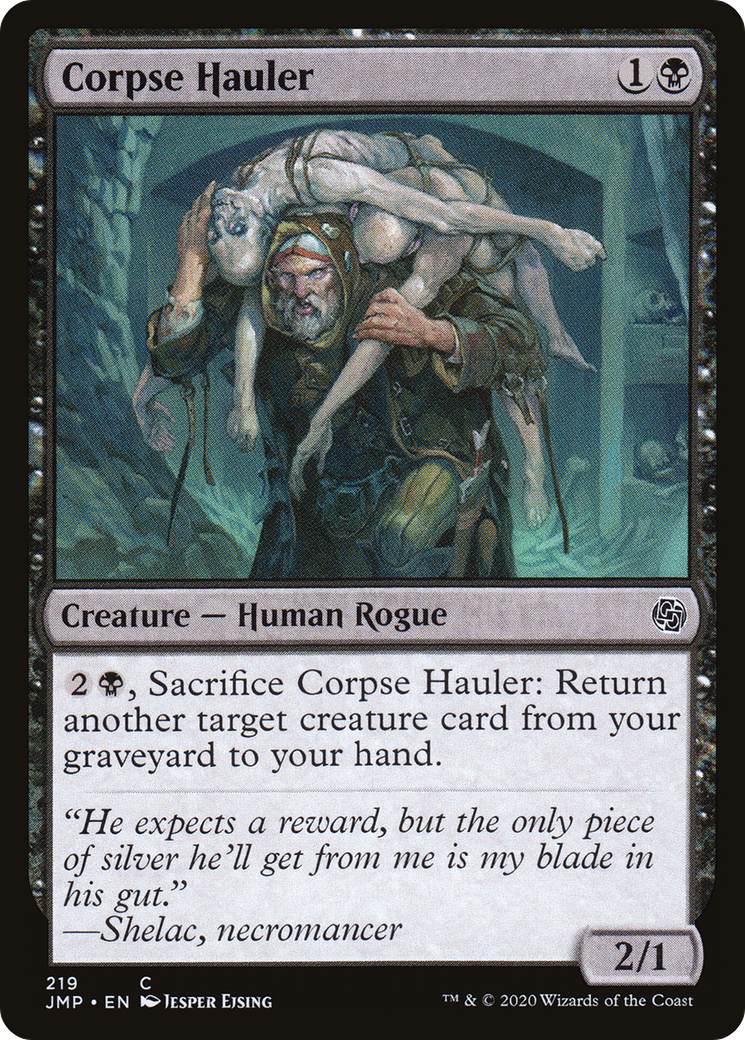 Corpse Hauler (JMP-219) [Jumpstart] MTG Single Wizards of the Coast