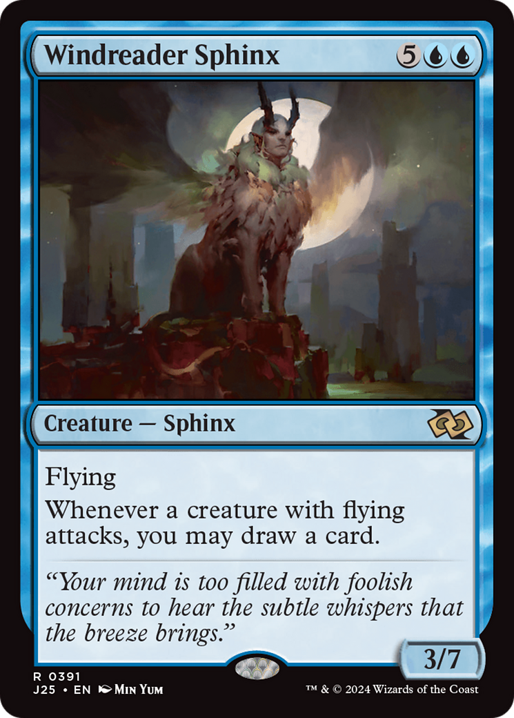 Windreader Sphinx (J25-391) [Foundations Jumpstart] MTG Single Wizards of the Coast