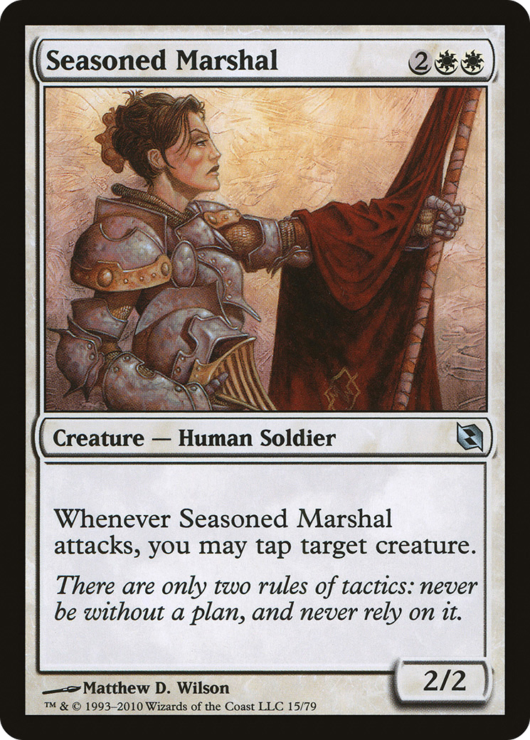 Seasoned Marshal (DDF-015) [Misc] Duel Decks: Elspeth vs. Tezzeret MTG Single Wizards of the Coast