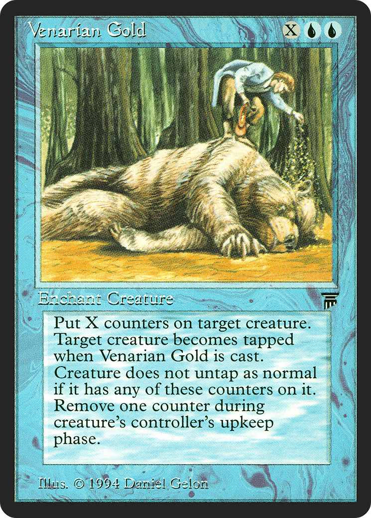 Venarian Gold (LEG-083) [Oldschool] Legends MTG Single Wizards of the Coast