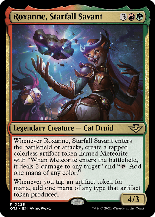 Roxanne, Starfall Savant (OTJ-228) [Outlaws of Thunder Junction] MTG Single Wizards of the Coast
