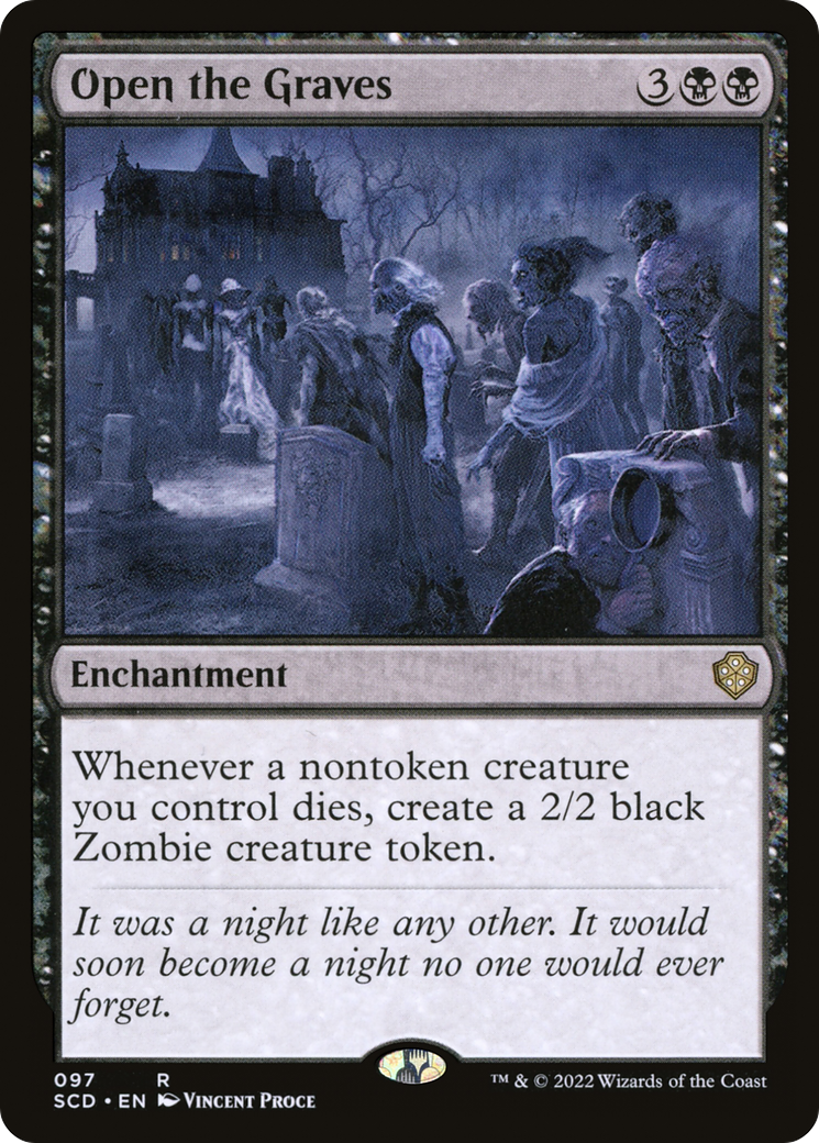 Open the Graves (SCD-097) [Starter Commander Decks] MTG Single Wizards of the Coast