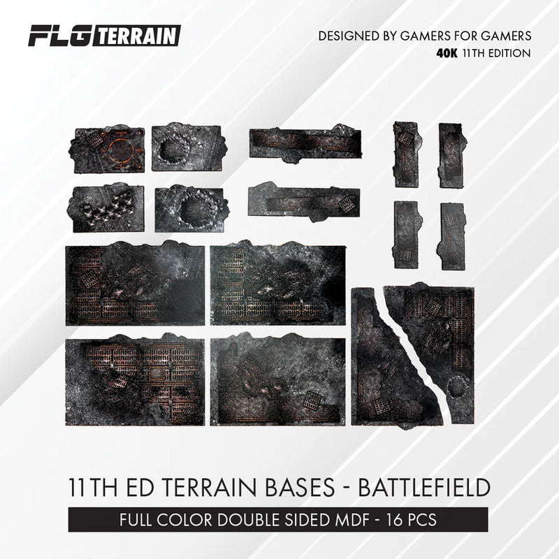 FLG Full Colour Terrain: Pyrewaste with Bases - 11th Edition