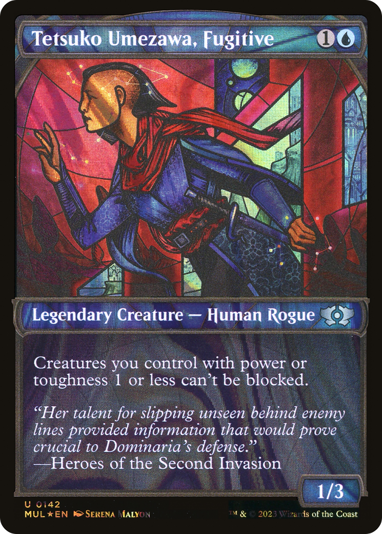 Tetsuko Umezawa, Fugitive (MUL-142) [Multiverse Legends] (Showcase) Foil MTG Single Wizards of the Coast