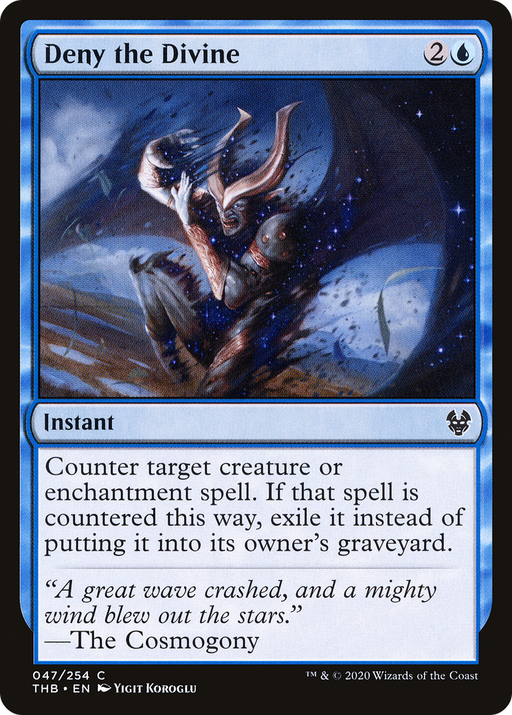 Deny the Divine (THB-047) [Theros Beyond Death] Foil MTG Single Wizards of the Coast