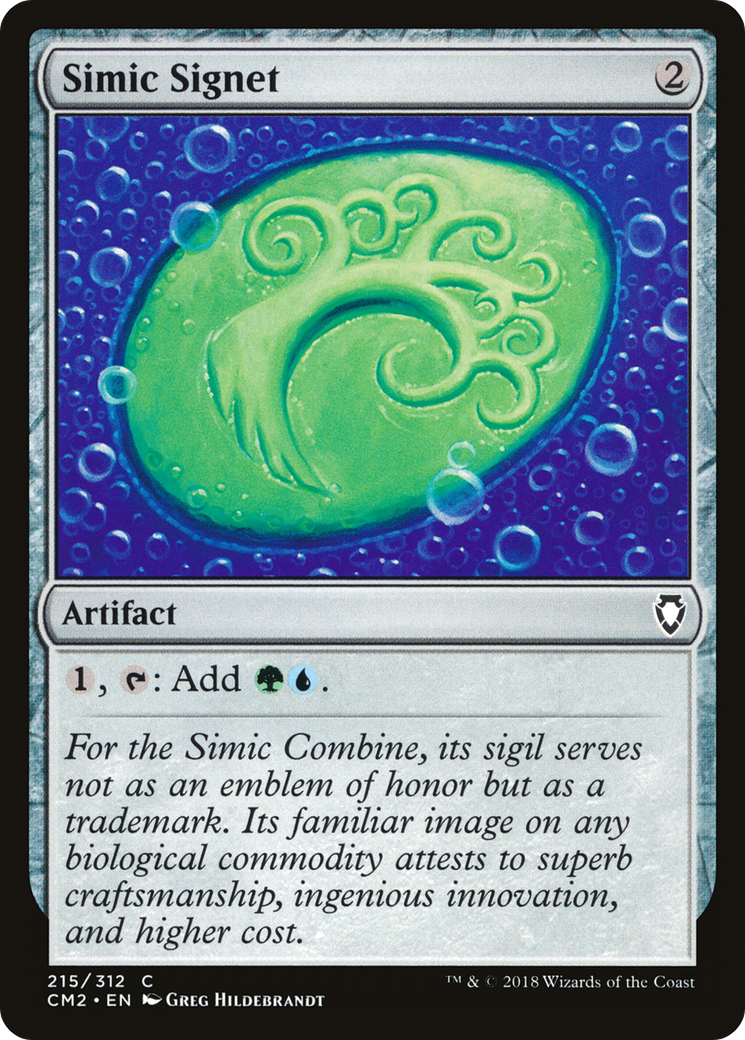 Simic Signet (CM2-215) [Commander Anthology Volume II] MTG Single Wizards of the Coast
