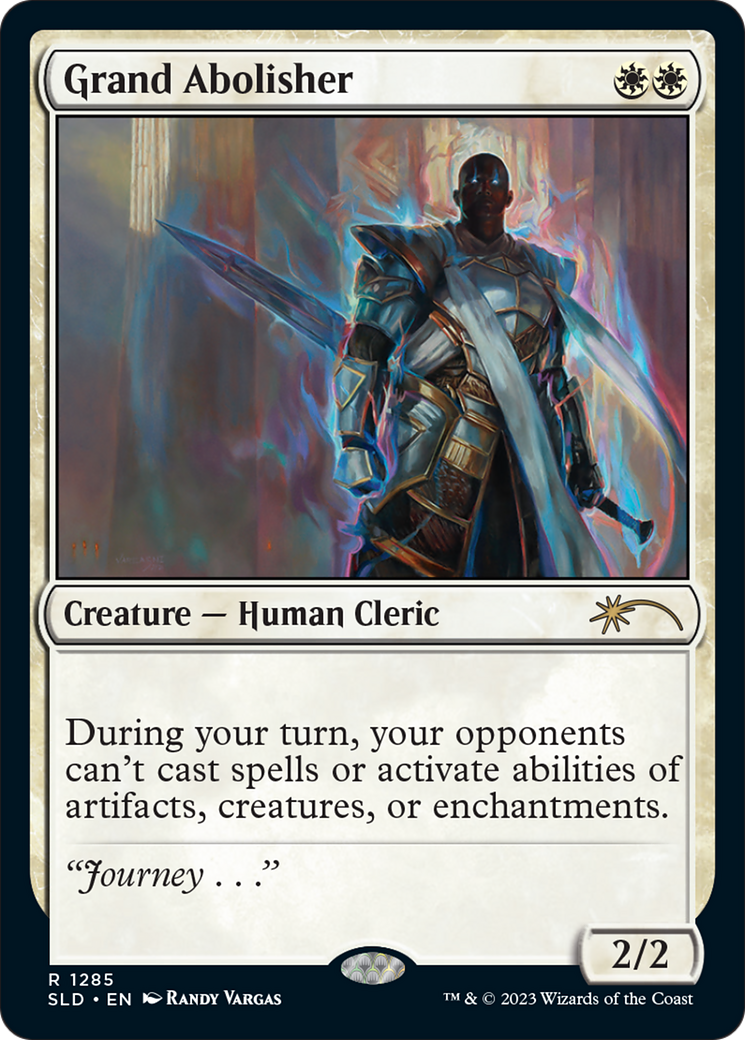 Grand Abolisher (SLD-1285) [Secret Lair] Drop Foil MTG Single Wizards of the Coast