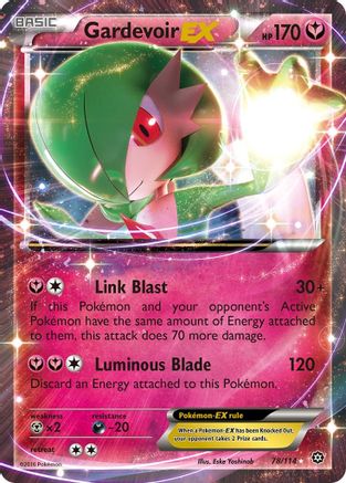 Gardevoir EX (78/114) Holofoil [XY: Steam Siege] Pokemon Single Pokémon