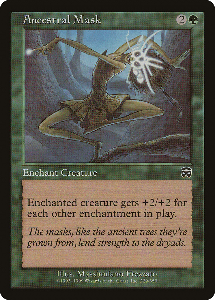 Ancestral Mask (MMQ-229) [Mercadian Masques] MTG Single Wizards of the Coast