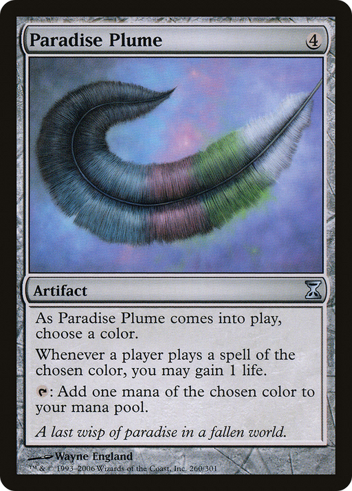 Paradise Plume (TSP-260) [Time Spiral] MTG Single Wizards of the Coast