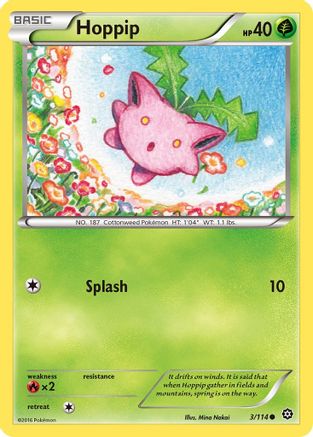 Hoppip (3/114) [XY: Steam Siege] Pokemon Single Pokémon