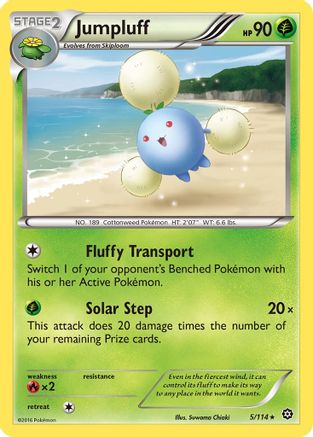 Jumpluff (5/114) Reverse Holofoil [XY: Steam Siege] Pokemon Single Pokémon