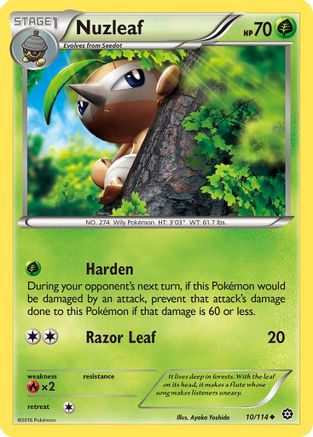 Nuzleaf (/114) [XY: Steam Siege] Pokemon Single Pokémon