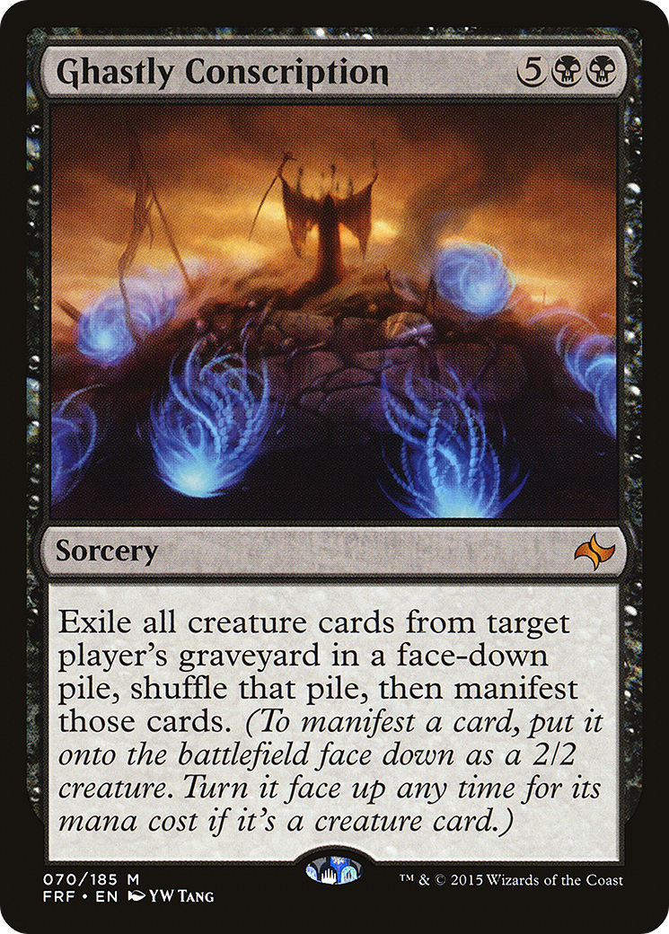 Ghastly Conscription (FRF-070) [Fate Reforged] Foil MTG Single Wizards of the Coast