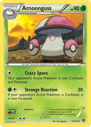 Amoonguss (13/114) - [XY: Steam Siege] Pokemon Single Pokémon